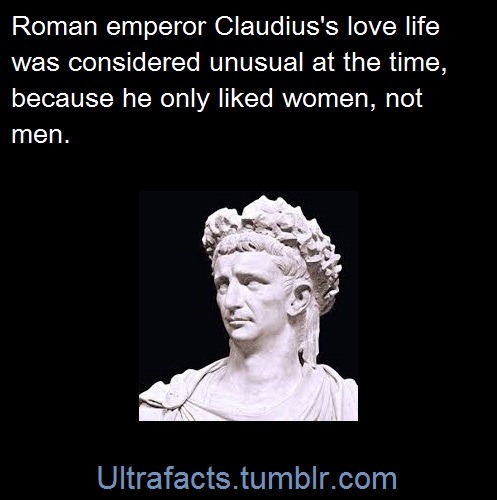 misandry-mermaid:  haiweewicci:  ultrafacts:  Entire compilation of Roman Emperor facts Sources: 1 2 3 4 5 6 7 8 9 10Follow Ultrafacts for more facts  That fourteen year old emperor was Elagabalus.  You should really say her name, because she was an