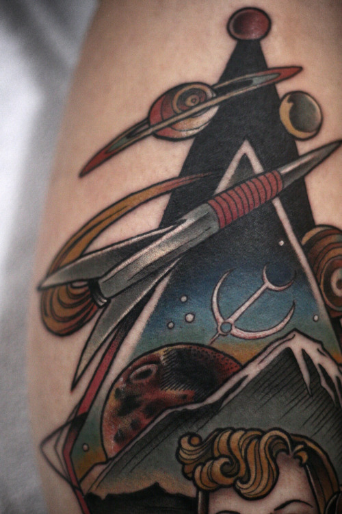 kirstenmakestattoos: science fiction! Thanks as always, Becky. Kirsten Holliday