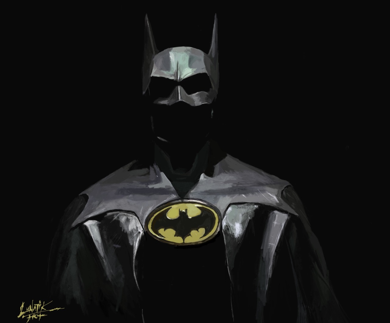 My Blog Spot — Batman 1989 cowl. Digital painted by me.