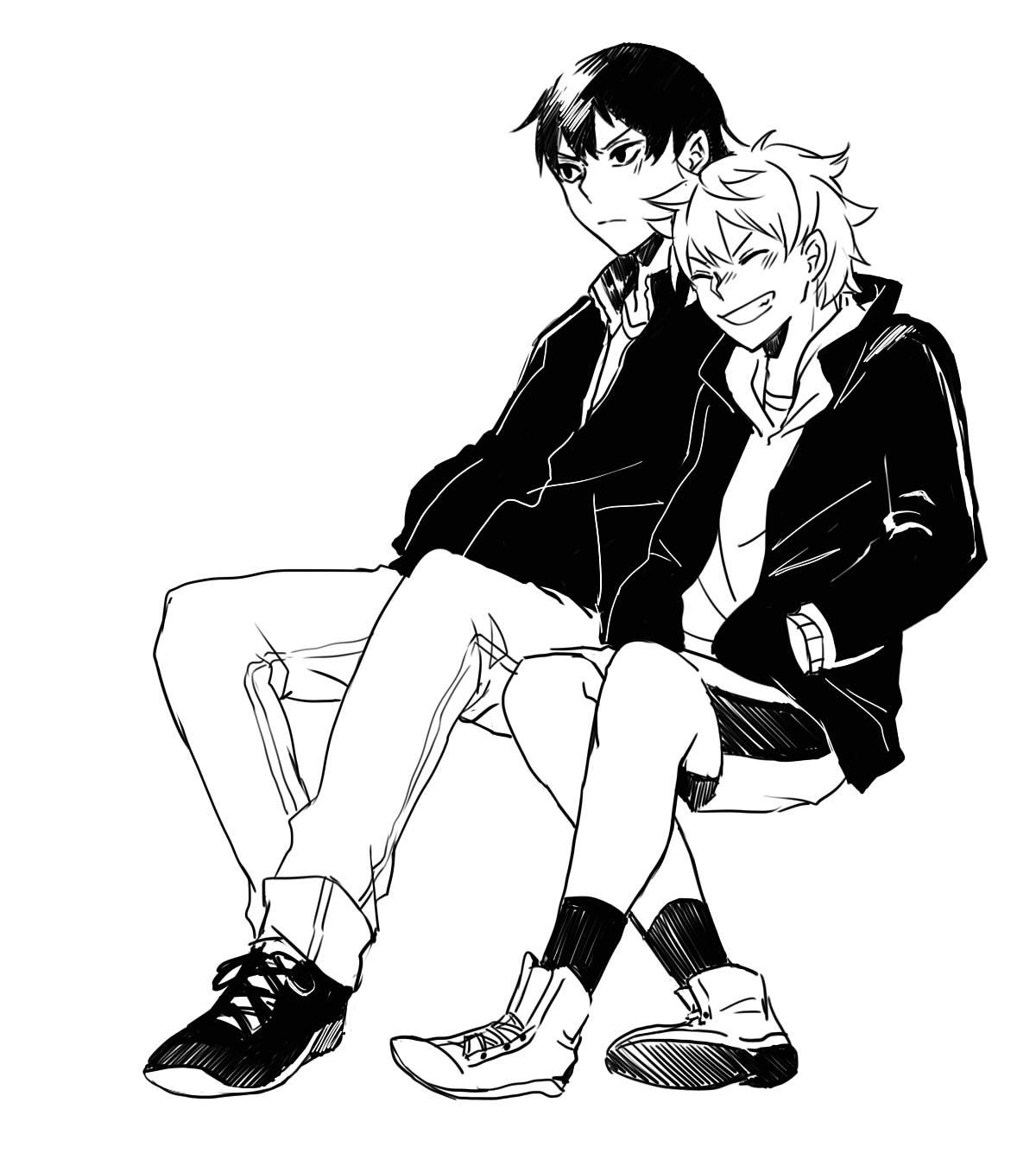 aokamei:  Can you tell how much I love kagehina..? /////