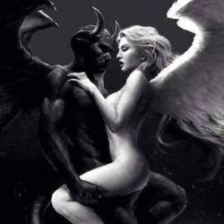 voodooprincessrn:  You complete me .. WE are ONE …   @empoweredinnocence except, I lost my wings.  