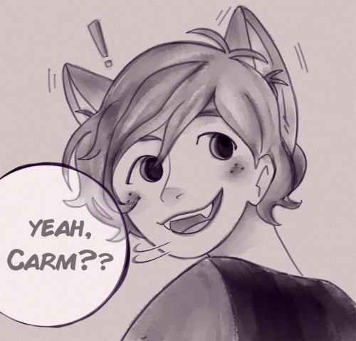 Queue The Moment Of Carmen Somehow Noticing Ivys Lil Sharp Cat Teefs And Bein Like You Have Fangs?? And