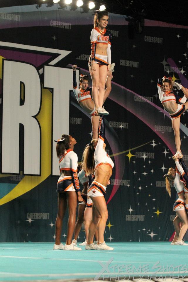 cheerleadingworlds2014:  Mattie being a boss.  