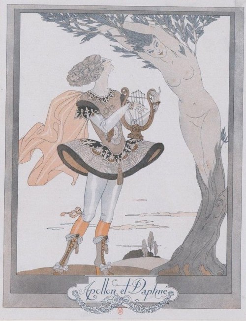 moika-palace:&ldquo;La Mythologie Galante&rdquo;, Georges Barbier, 1915.