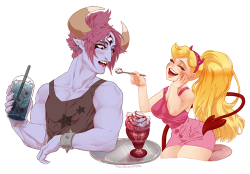 Porn photo thecuriousfool:Tomstar - Ice Cream Date! 💕🍨