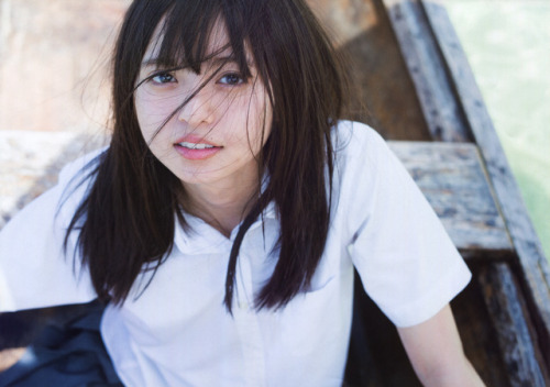 Asuka Saito 1st Photobook - Shiosai (two-page spread)