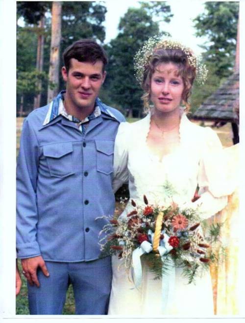 Our Wedding, Wednesday evening, 6:30 PM, July 28, 1976 – A.1.C. Donald W. &amp; Shari (Fly