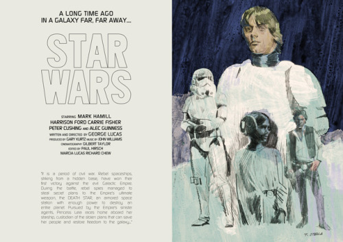 antoniostella: Star Wars magazine illustrations. Tony Stella.