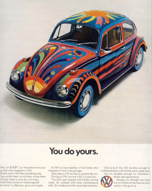 DDB, ad for VW Beetle, from Life magazine, 1970. Source