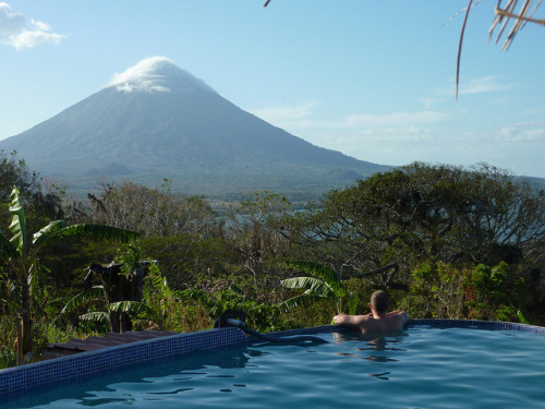 jane-sadwoman:Enjoying the view from Totoco Eco Lodge, Ometepe Island, Nicaragua