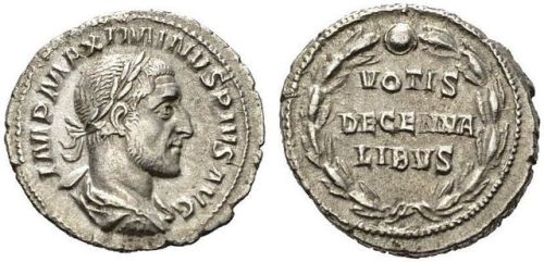 Big Bad Maximinus Thrax,He was a beast of a man, a giant of Ancient Rome.  According to the Augusta 