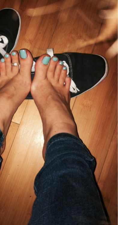 feet-of-a-princess: I love the feeling of my feet being sweaty
