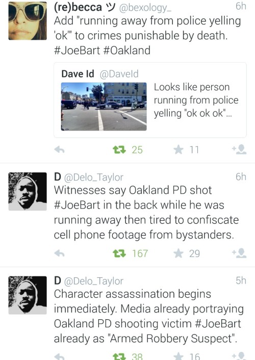 shevathegun: UPDATE: OAKLAND, CA. 10:20 PM LOCAL TIME. PROTESTERS STORM THE STREETS OF OAKLAND IN AN