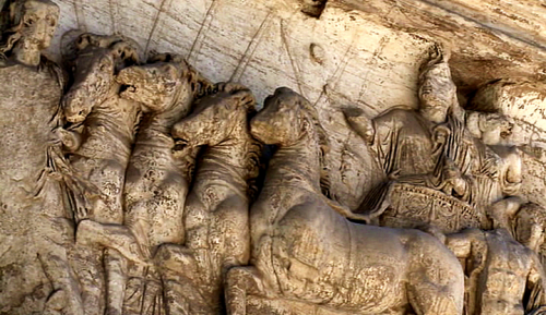 Ancient Worlds - BBC Two  Episode 6 “City of Man, City of God” The Arch of Titus (Arcus Titi) is a t