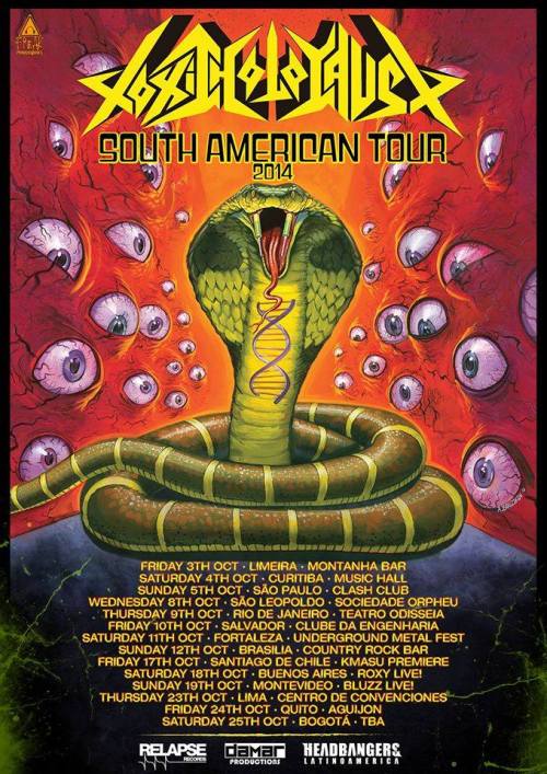 Toxic Holocaust | South American Tour 2014