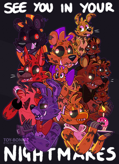 Fnaf Nightmare Animatronics Posters for Sale