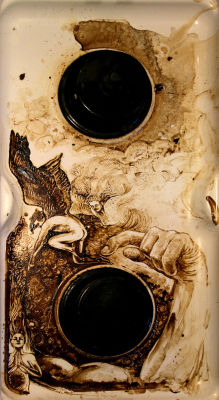 boredpanda:    Art From A Mistake: My Oven-Top Coffee Paintings  