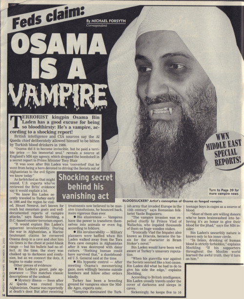 From Weekly World News December 30, 2003.