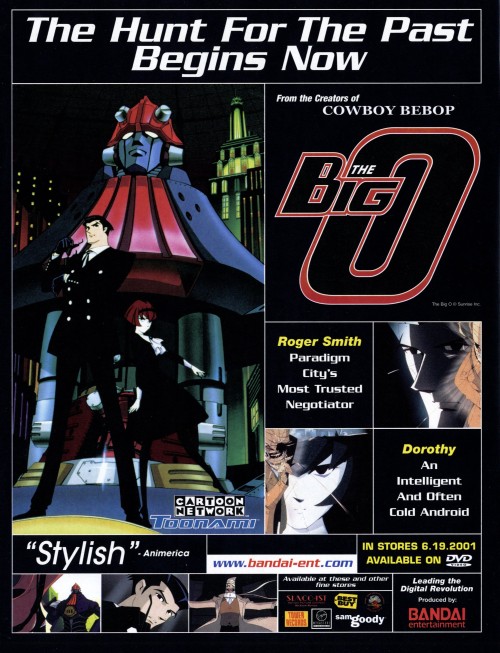 The Big O DVD advertisementAnimerica Vol. 9 Issue 7 August 2001