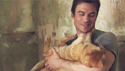salvatore-vampire:  Ian Somerhalder with Moke - People Magazine 2013 