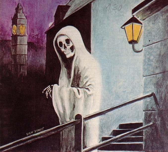talesfromweirdland: Cover art by Van Vindt for German horror magazine, GEISTER-KRIMI
