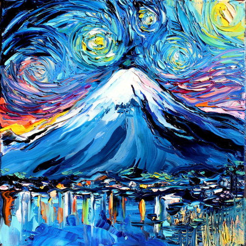 knightofleo:    Aja Apa-Soura van gogh never saw golden gate  van gogh never saw the great wall  van gogh never saw christ the redeemervan gogh never saw stonehenge  van gogh never saw eiffel  van gogh never saw mount fuji  van gogh never saw hollywood