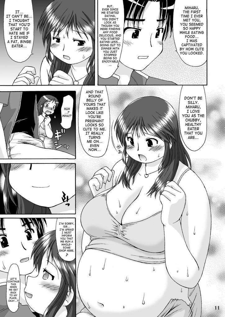 shelikestomakepeoplefat:  Super hot feeder / feedee manga titled Right Stuff ***Reposting