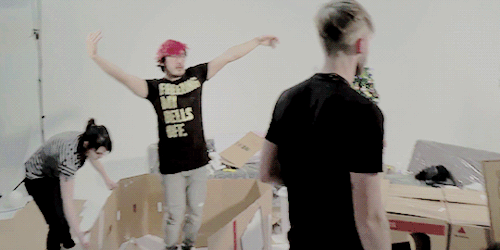 ciaramcgeesprat:  Mark: Dance off you and me  Jack: It’s on like Donkey Kong @therealjacksepticeye @markiplier