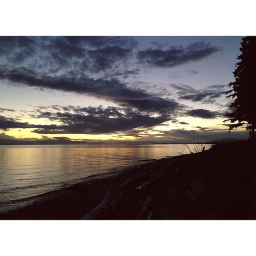 sunset in Sechelt ✨ #westcoast #sunset #sechelt #cloudporn