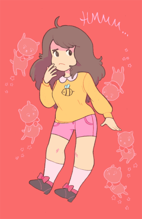 strangelykatie: feelin kinda down lately, so I drew some bee and puppycats to cheer merself up