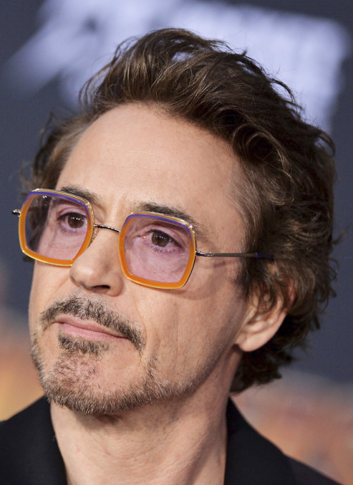 luvindowney:Robert Downey Jr. arrives at the world premiere of “Avengers: Infinity War” on Monday, A