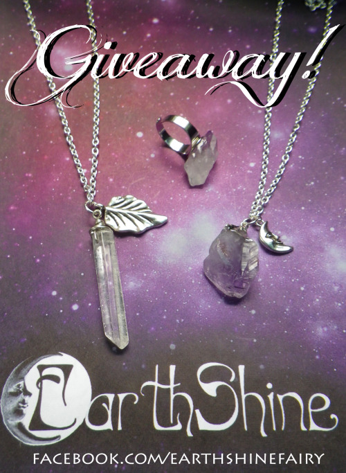 e-a-r-t-h-s-h-i-n-e:  e-a-r-t-h-s-h-i-n-e:  ★ Im doing a giveaway on facebook for one of these necklaces!★ Your choice! and there is a bonus for tumblr peeps: Reblog this pic and then enter the contest HERE (like my page, then comment on the