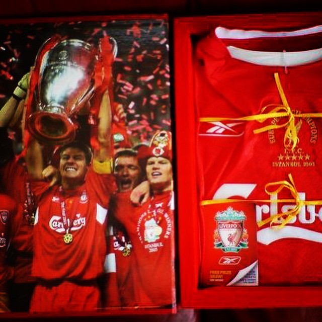 Ironisk Fedt ufravigelige Football Shirt Collective — Liverpool FC, Reebok, 2005 Champions League  boxed...