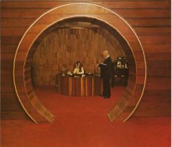 atompunkera:  The lobby of the Atari headquarters at 14600 Winchester Blvd, Los Gatos, CA.  Atari moved to this location in 1973 and were there until 1976 when they relocated to Sunnyvale.  I work at the office that now stands on the same site. Sadly