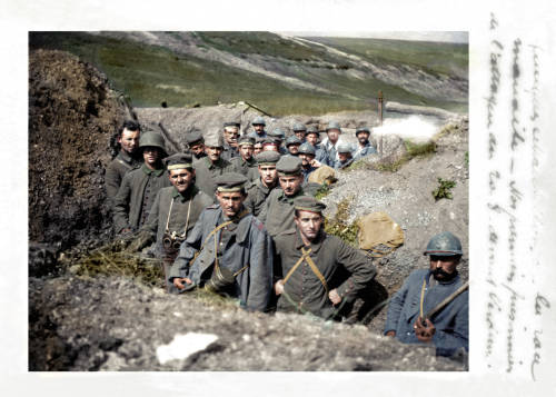 &ldquo;German prisoners taken in an attack on the 20th of August at Verdun&rdquo;Saxons from