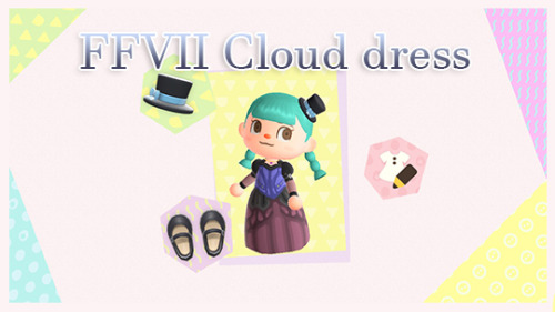 // Final Fantasy VII Cloud dress //