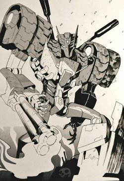 larrydraws:More inks and screentones works!  btw Im gonna bring most of my traditional works 4 sale at TFNation this year, those two included :D