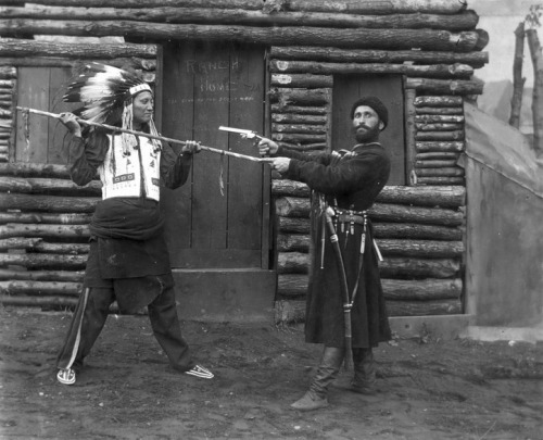 Grand Duke Alexei received as a gift from chief Spotted Tail an Indian wigwam and a bow and arrows. 