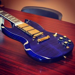 gibsonguitarsg:  SG Custom Figured in Trans