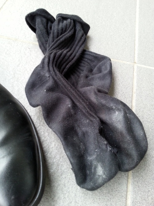 lifeunderstraightmensfeet: Master left his shoes and socks out after he came back from the Prom Nigh