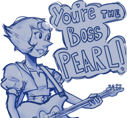 xombic:  Heck yeah i am! Screencap redraw scribble of my baby Pearl, i love her so much 