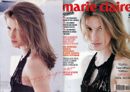 Marie Claire Brasil (1995)Model: Gisele Bundchen