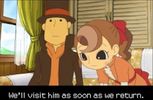I wonder how did Layton keep his life organised before he met Emmy and Luke, and after Luke moved wi