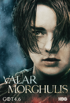 noblefighter:  Game of Thrones Season 4 Promo Posters[ Arya, Daenerys, Jon, Sansa ]  