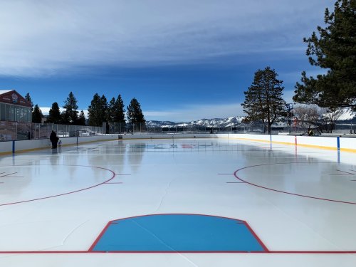 goalie’s eye view