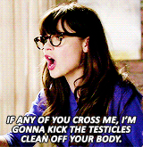 jess-miller:  get to know me meme: [1/8] female characters ✴ jessica day   &ldquo;My