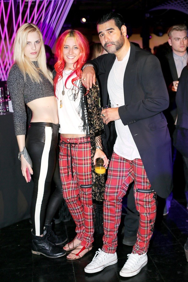 hausofandrejpejic:  Andrej Pejic, Chloe Nørgaard &amp; Harif Guzman at 2013