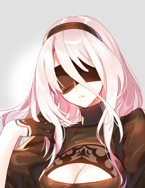 chitoge:   롱헤어 2Bㅠㅅㅠ by nintorun20   ※Permission to upload this work was granted by the artist. 