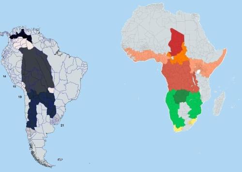 newkidsonmycock35:porko-rosso:mapsontheweb:The virgin South America vs the chad Africa.im sorry but 