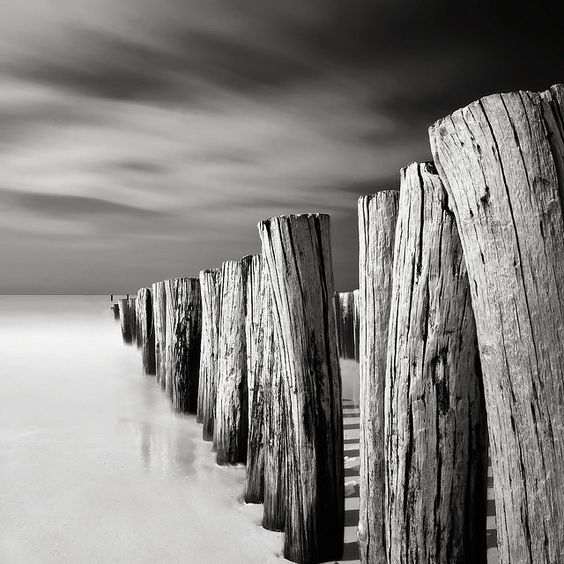 Groynes at Domburg, Netherlands
Photo by Joel Tjintjelaar on flickr